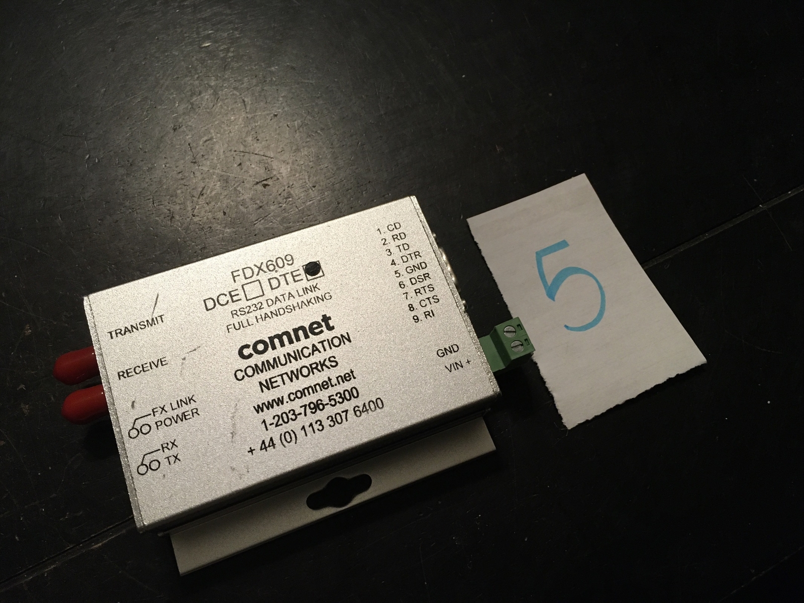Comnet FDX609 DTE RS232 Data Link Full Handshaking Comnet FDX609 DTE RS232 Data Link Full Handshaking