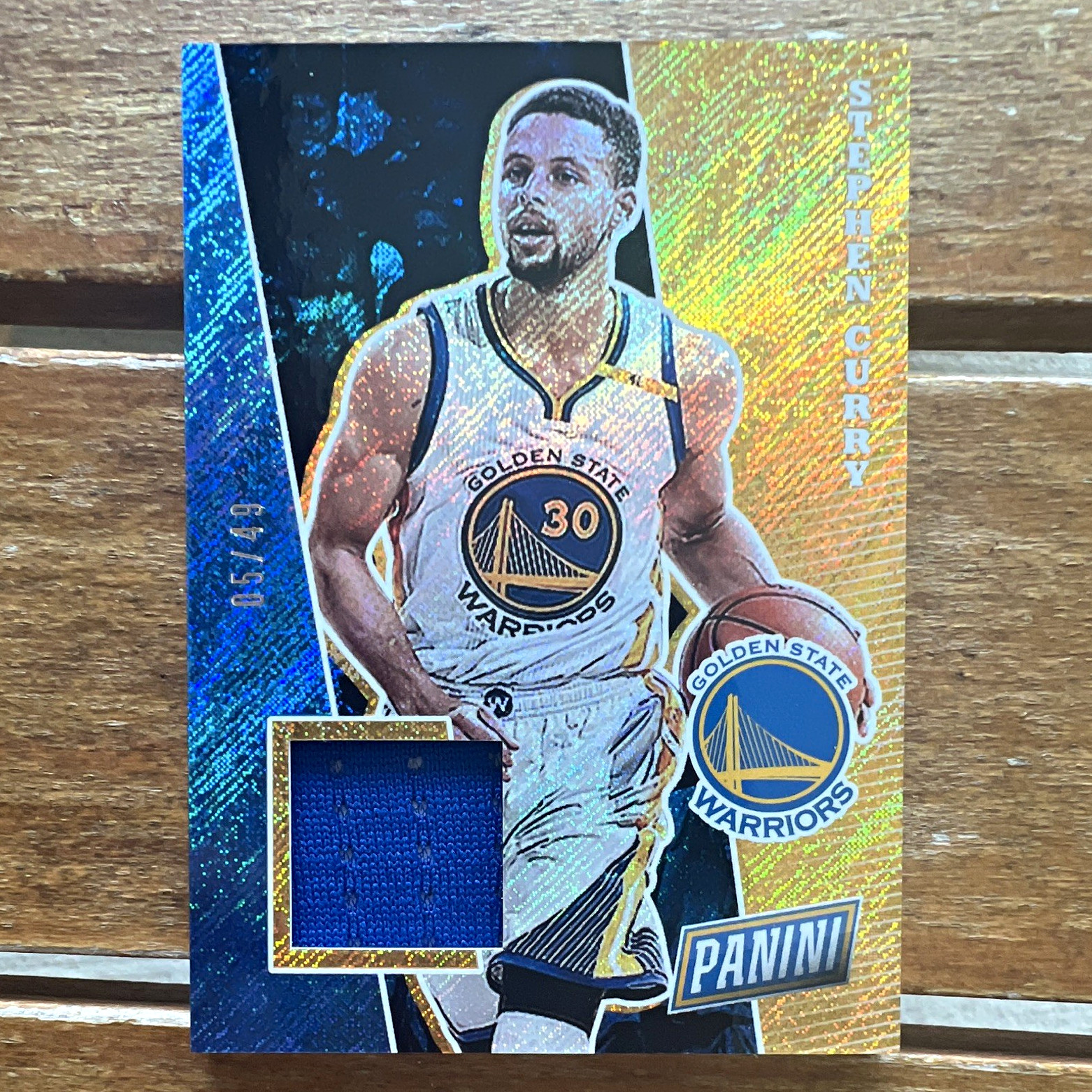 Panini 2017 National Convention Stephen Curry Warriors Relics Game Worn 5/49 Panini 2017 National Convention Stephen Curry Warriors Relics Game Worn 5/49