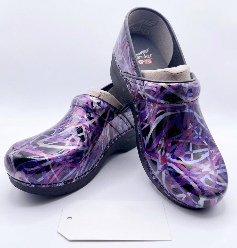 Dansko XP 2.0 patent Ribbon Women\'s Clog Shoes size 39, Dansko XP 2.0 patent Ribbon Women\'s Clog Shoes size 39,