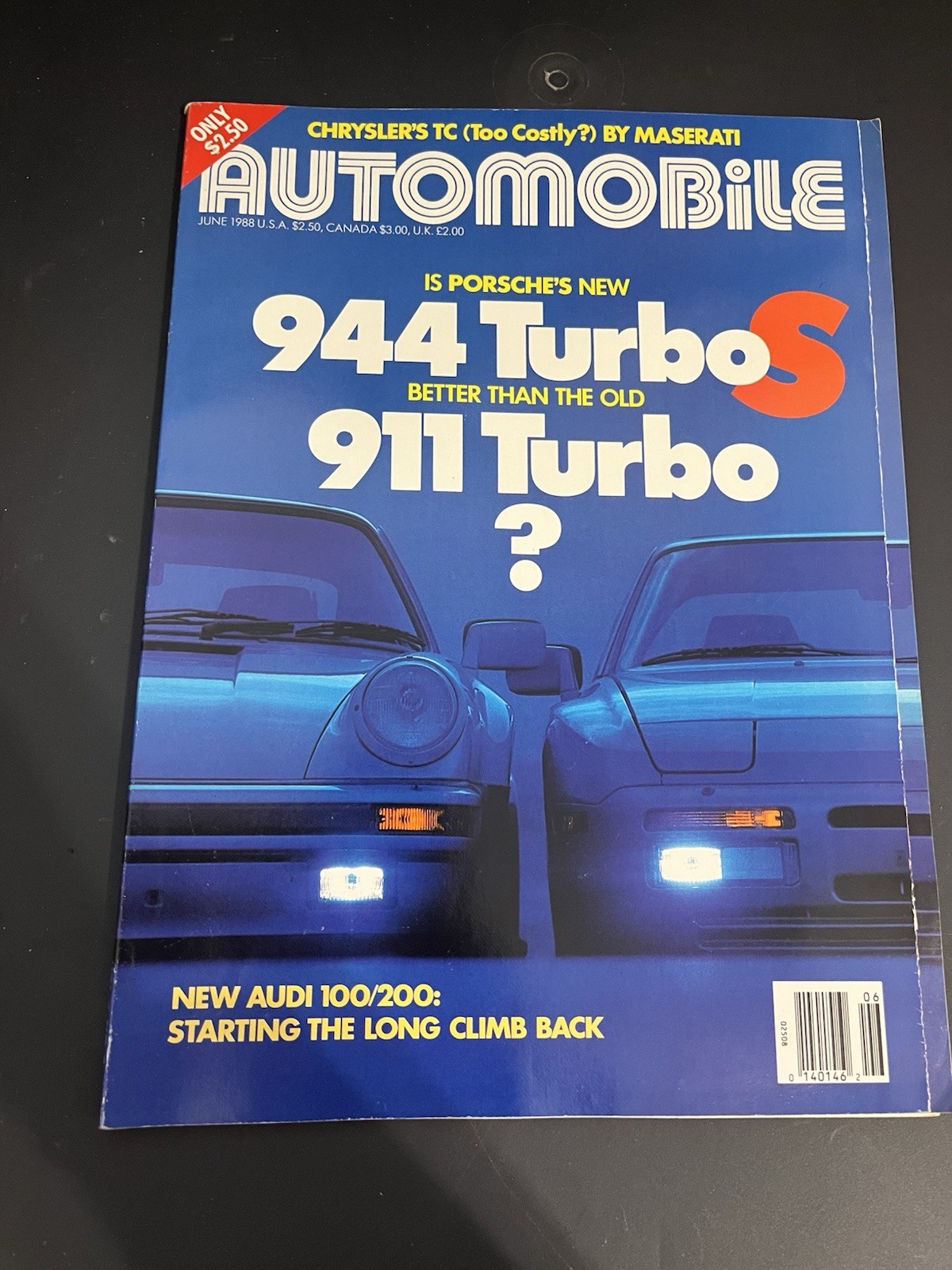 Automobile Automotive Magazine - Vintage - June 1988 Automobile Automotive Magazine - Vintage - June 1988