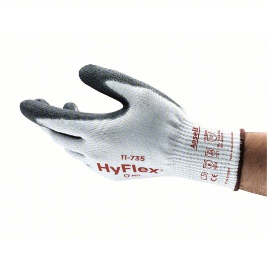 144 Pairs XL XLarge HyFlex® 11-735 Size 10, ABR 6, A4 Cut Resistant Gloves 144 Pairs XL XLarge HyFlex® 11-735 Size 10, ABR 6, A4 Cut Resistant Gloves