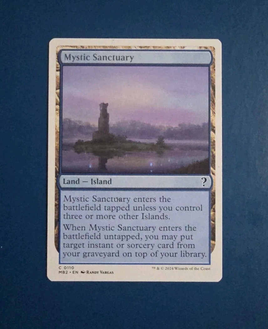 NM Mystic Sanctuary (White Border) #0110 MB2 Mystery Booster 2