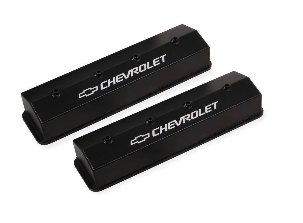 HOLLEY 241-286 Valve Cover - Tall Baffled for Small Block Chevy