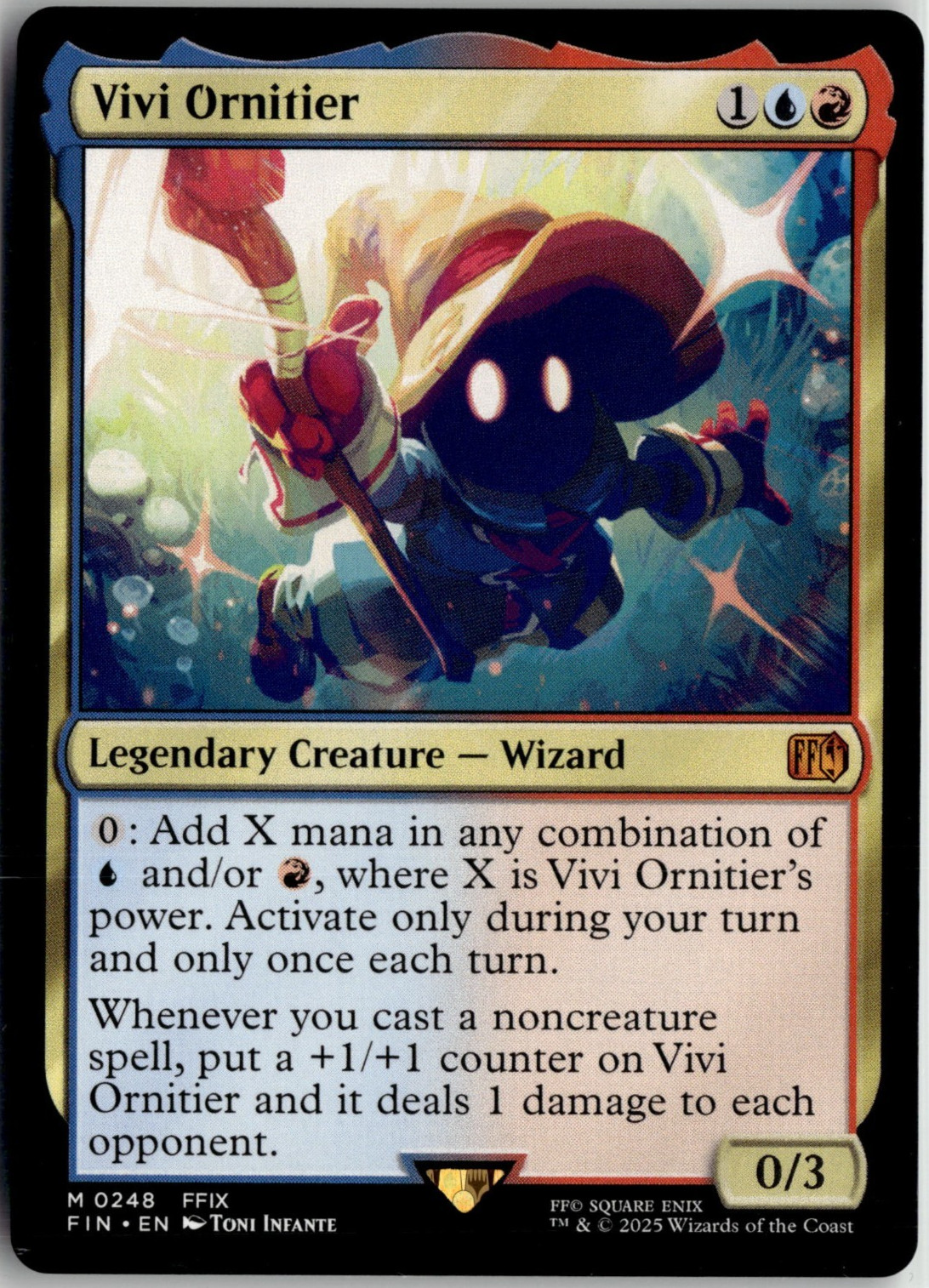 Vivi Ornitier 0248 Final Fantasy FF MTG Magic The Gathering Card NM