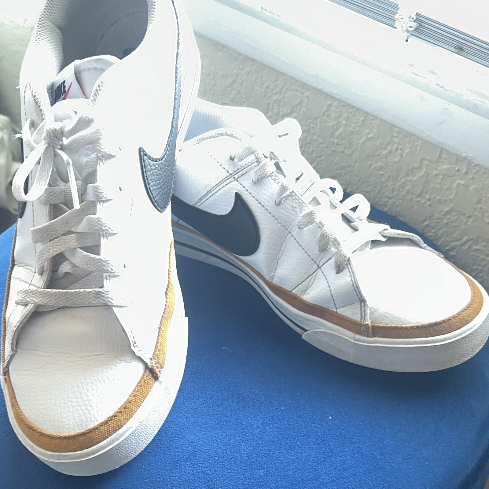 Men’s Nike Court Legacy Next Nature White Desert Ochre, Size 10.5 Men’s Nike Court Legacy Next Nature White Desert Ochre, Size 10.5