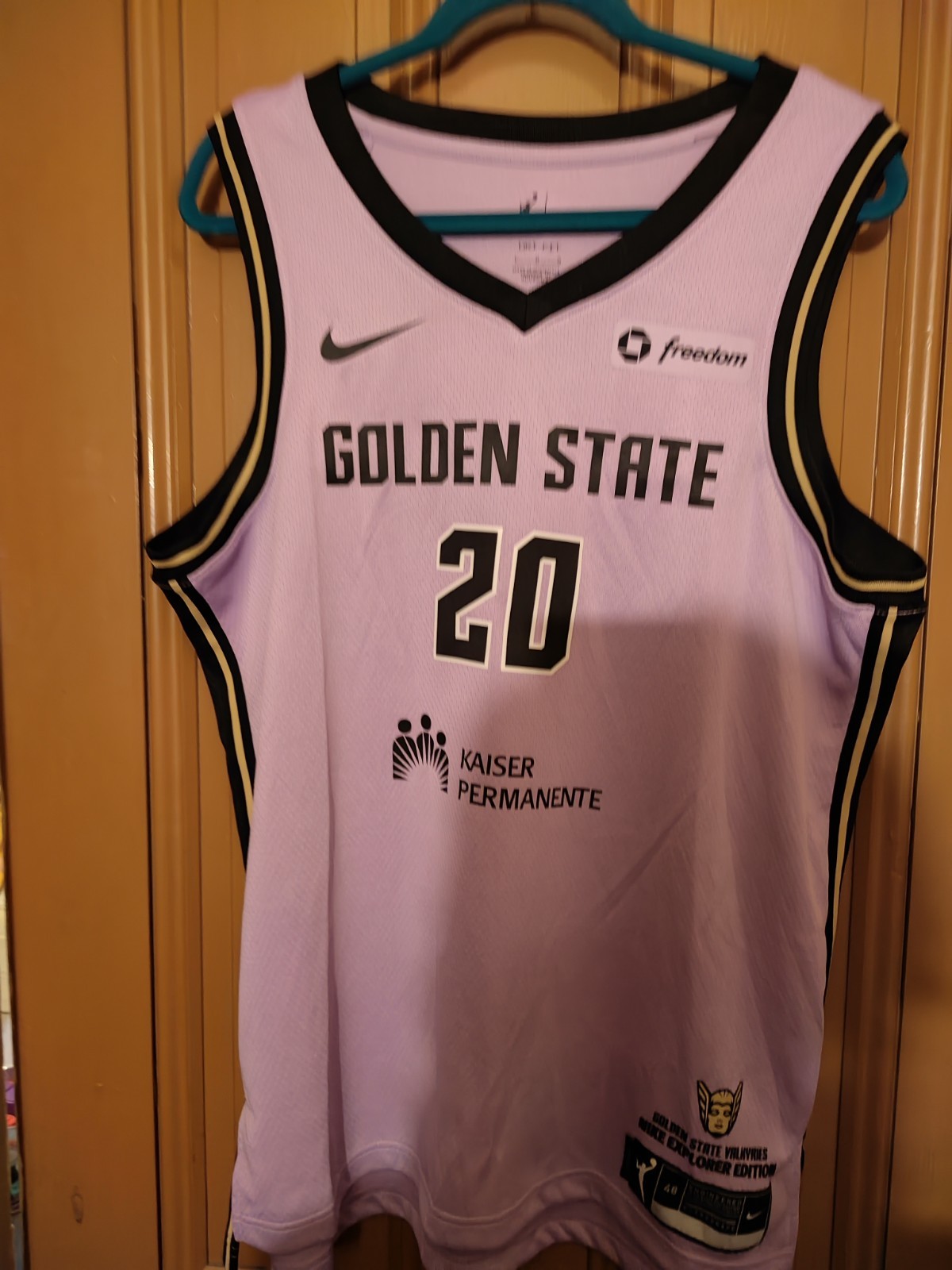 Nike WNBA Golden State Valkyries Kate Martin #20 Jersey Size L NWT Pink