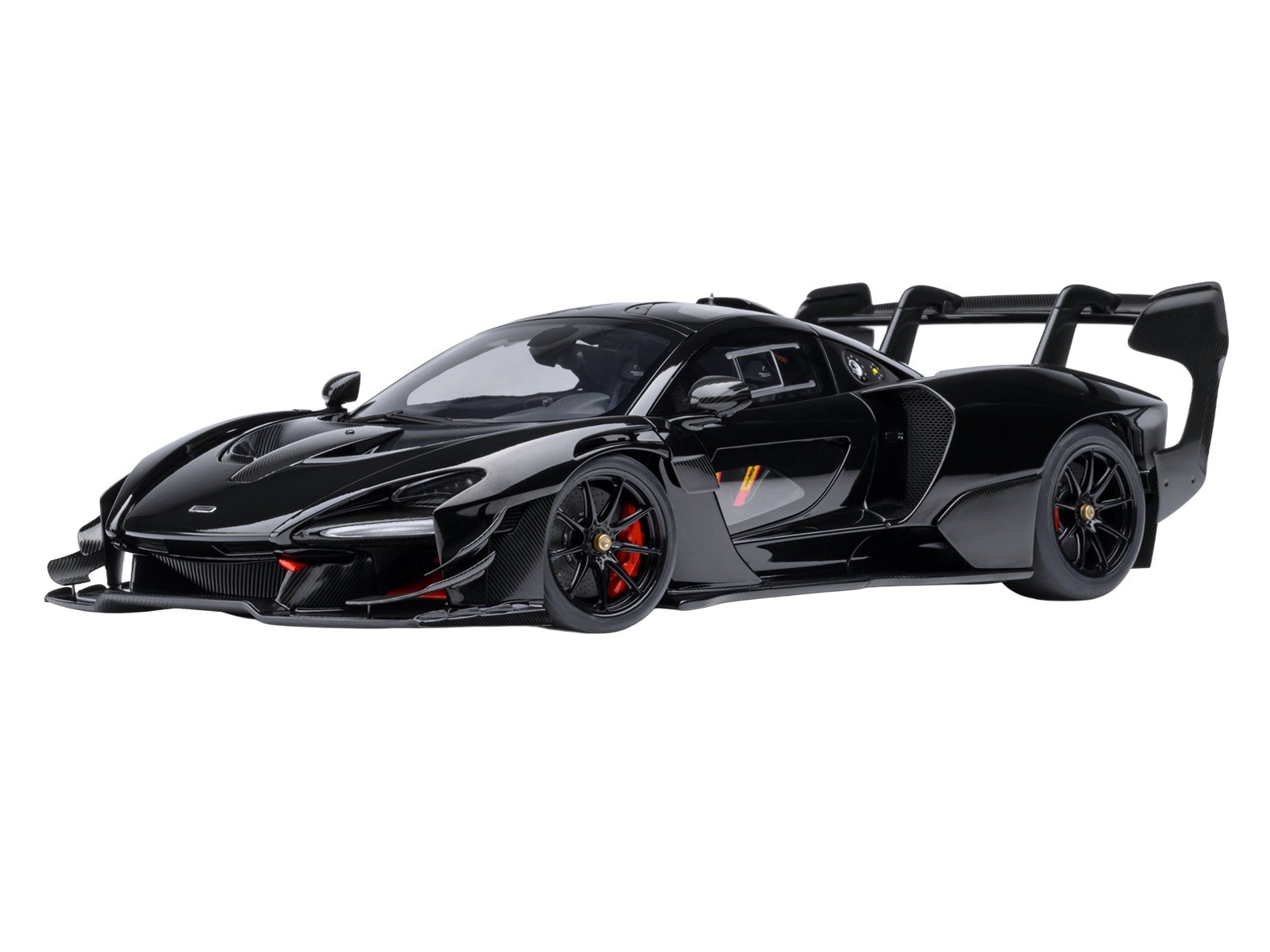 MCLAREN SENNA GTR ONYX BLACK 1/18 MODEL CAR BY AUTOART 81954