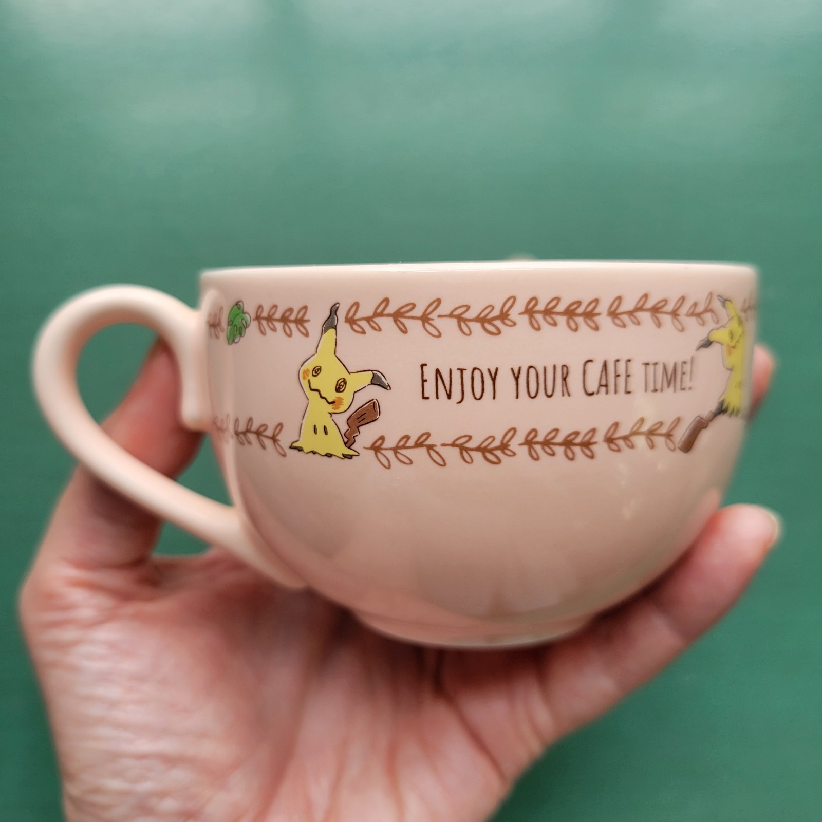 VTG Pokemon Mimikyu\'s Cafe Time Tea Cup Mug Bandai Namco Ichiban Kuji Japan VTG Pokemon Mimikyu\'s Cafe Time Tea Cup Mug Bandai Namco Ichiban Kuji Japan