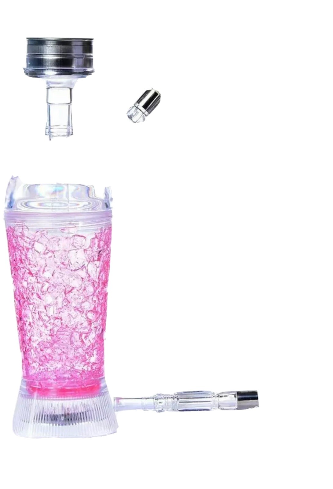Buy One Get OneFree Portable Shisha Pipe Hookah LED Acrylic Different Color Buy One Get OneFree Portable Shisha Pipe Hookah LED Acrylic Different Color