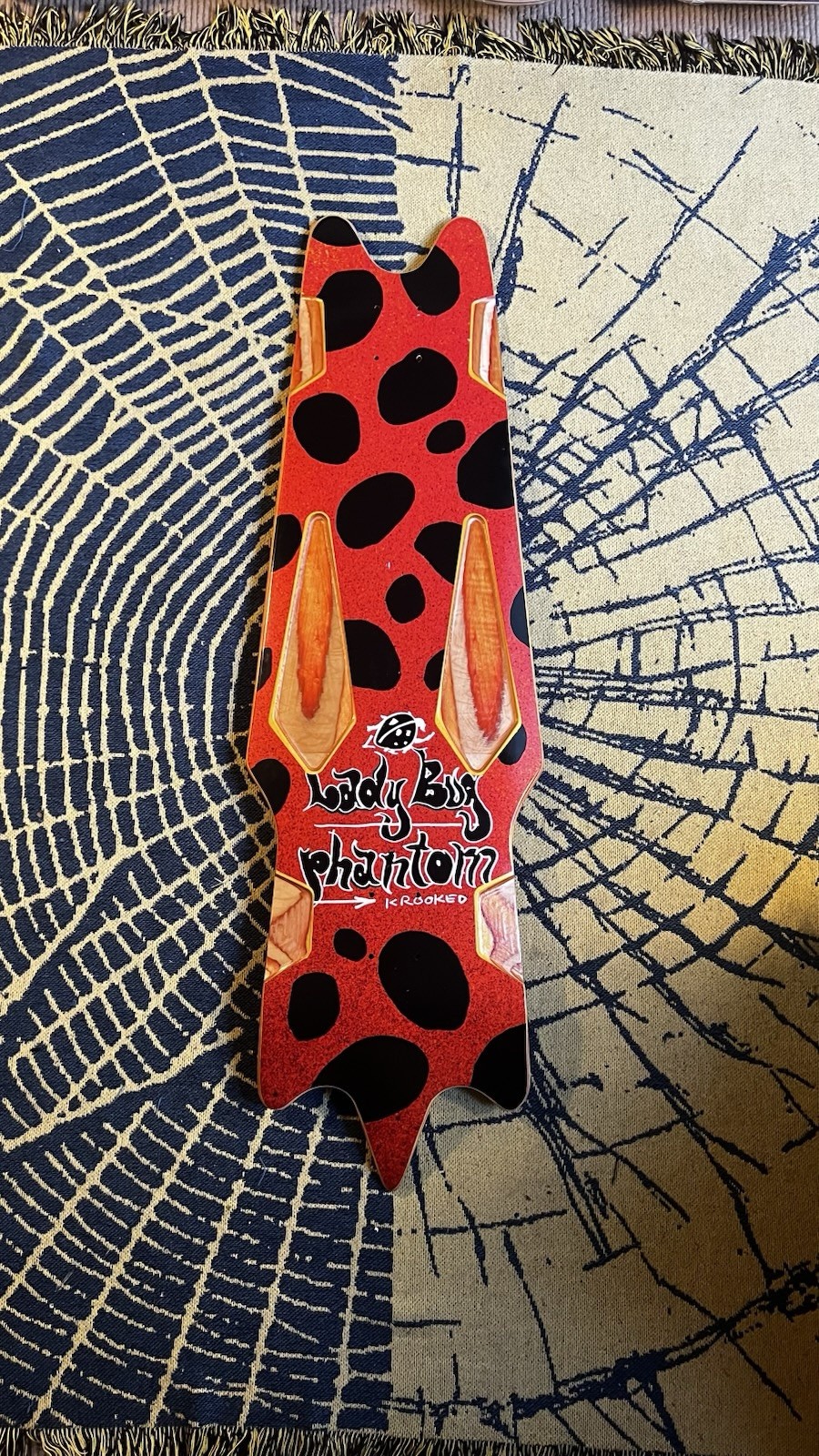 RARE Krooked Lady bug phantom blue top ply
