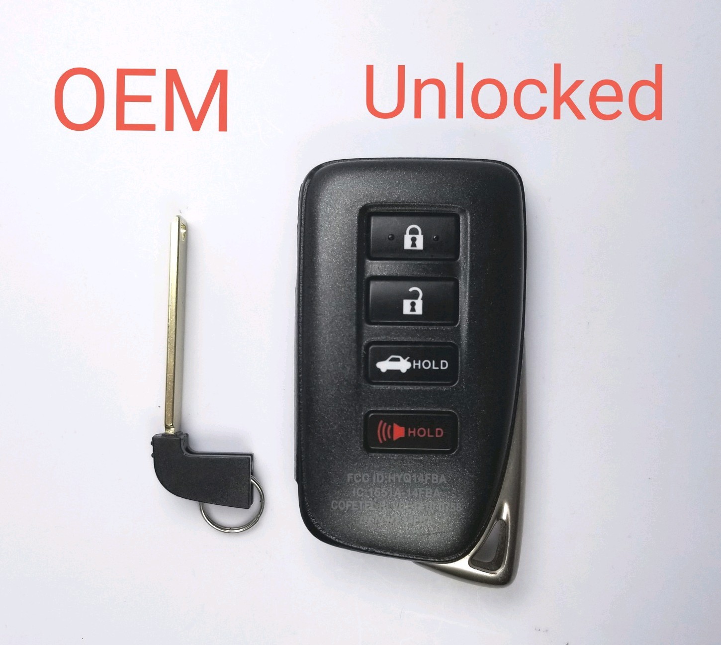 VIRGIN Unlocked OEM Lexus Smart Key 4B Trunk HYQ14FBA AG Board