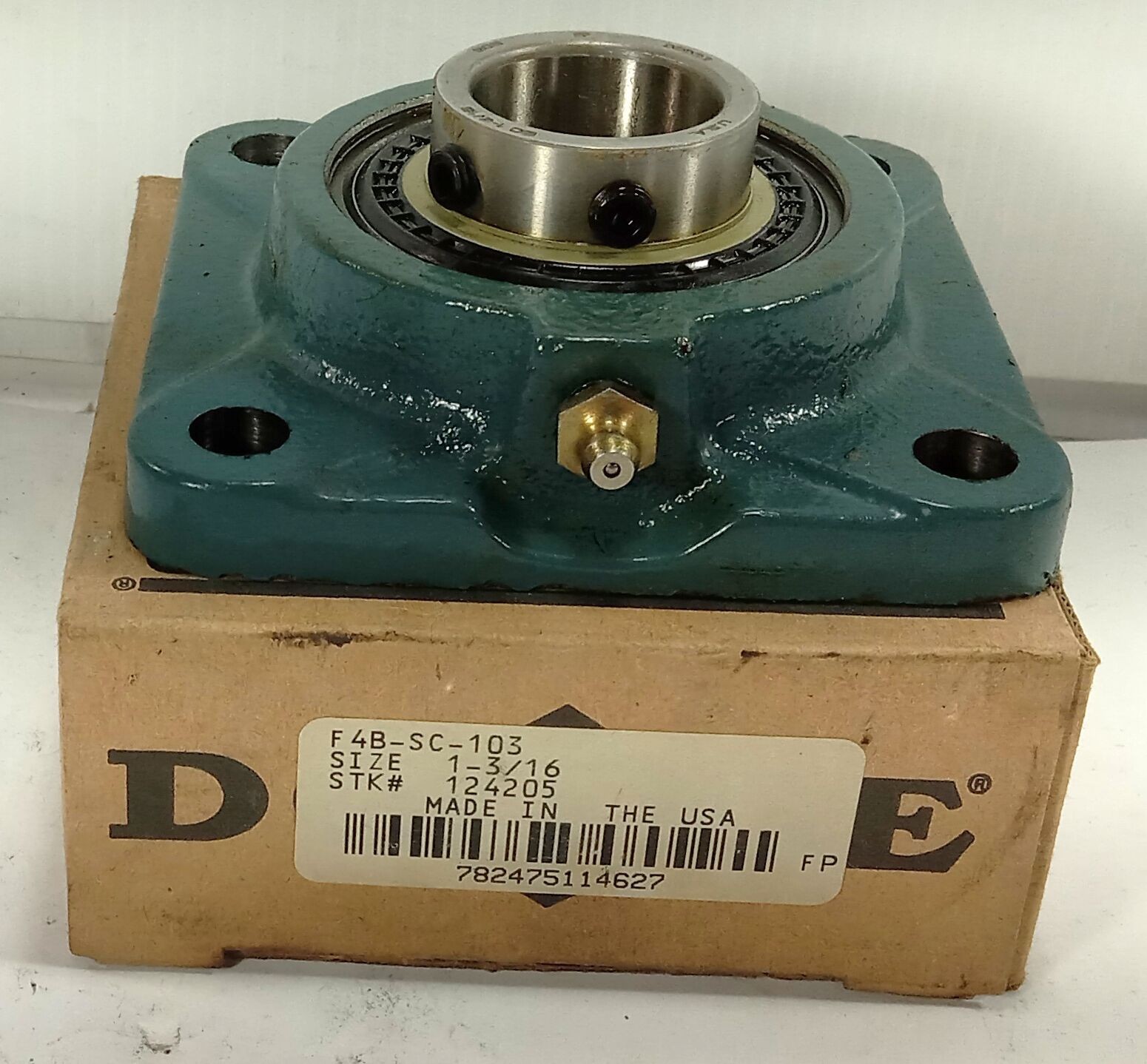 1 NEW DODGE 124205 F4B-SC-103 4 BOLT PILLOW BLOCK BEARING NIB/NNB **MAKE OFFER**