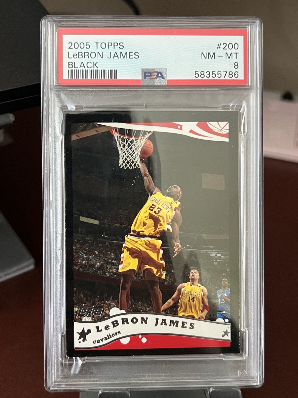 2005-06 Topps - LeBron James #200 Black Double Jersey Number 236/500 LOW POP 2005-06 Topps - LeBron James #200 Black Double Jersey Number 236/500 LOW POP