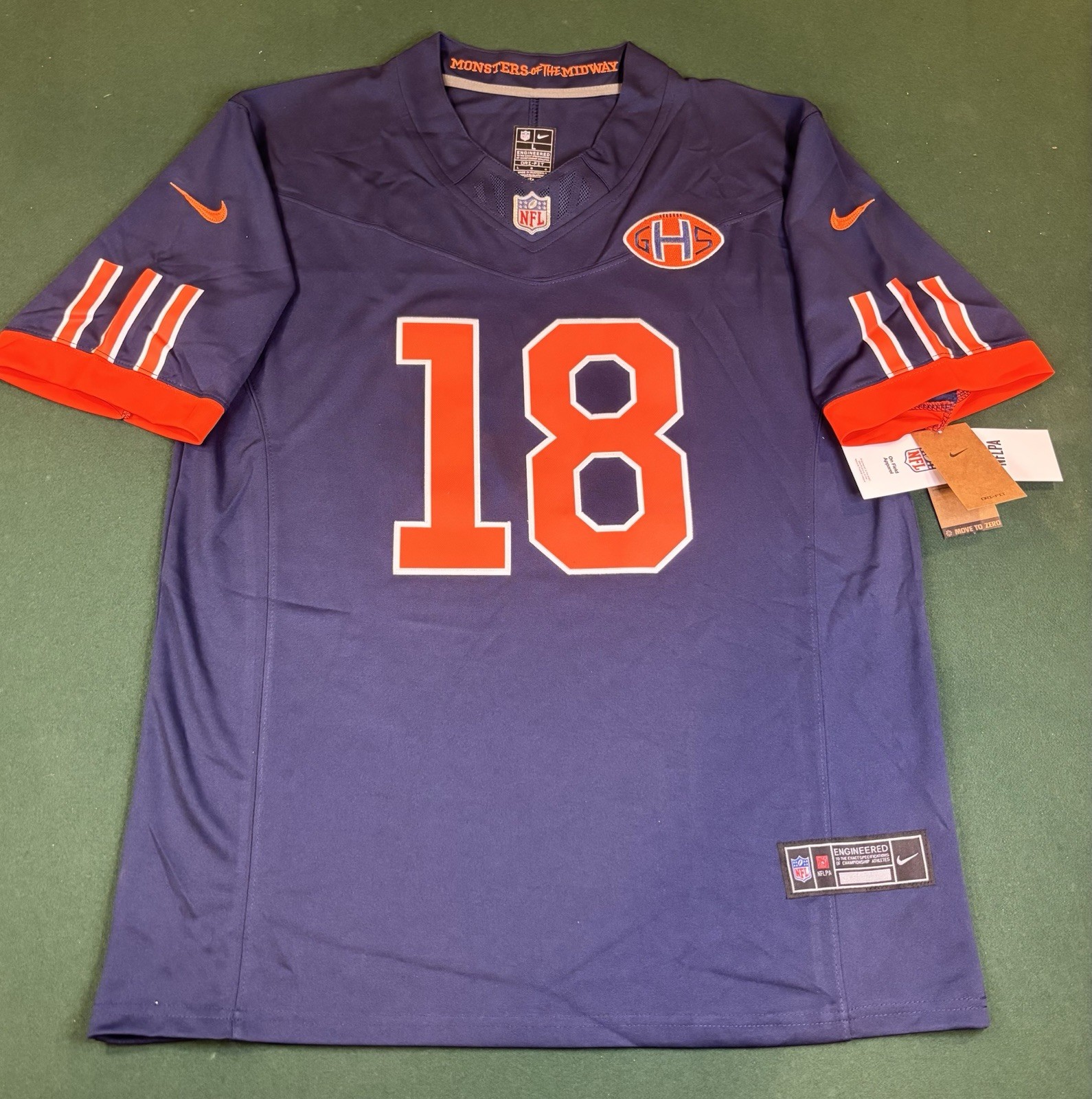 Caleb Williams #18 F.U.S.E. NEW 2026 Rivalries Limited Stitched Jersey Size L Caleb Williams #18 F.U.S.E. NEW 2026 Rivalries Limited Stitched Jersey Size L