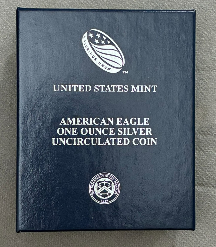 2015-W American Silver Eagle Burnished Uncirculated 1 oz Silver OGP COA 2015-W American Silver Eagle Burnished Uncirculated 1 oz Silver OGP COA