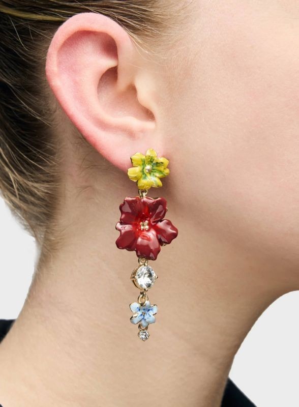elie saab flower earring elie saab flower earring