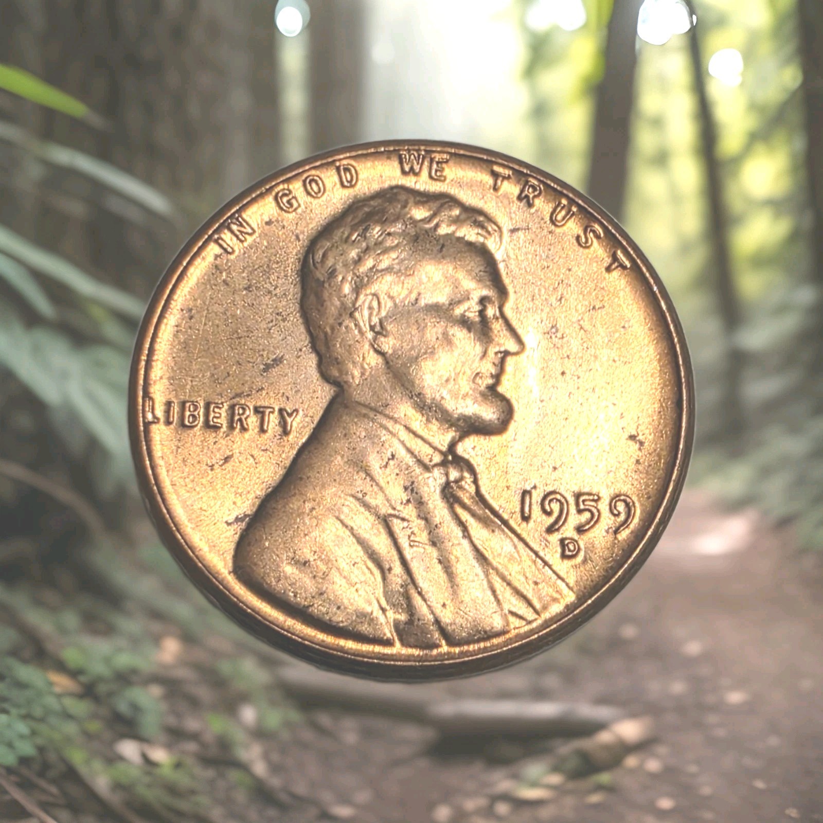 * 1959 D Lincoln Memorial Cent/ Penny ☆  