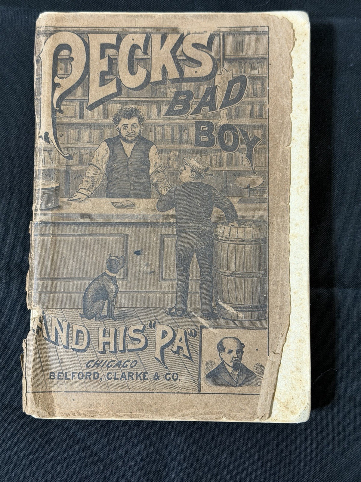 1883 PECK'S BAD BOY AND HIS PA George W Peck 1st Edition 1st Issue Illustrated