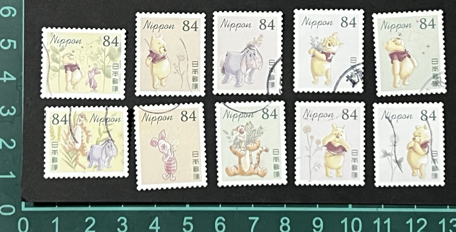 L554 JAPAN 2023 Disney Winnie The Pooh Set 10v Stamps +  +Gift