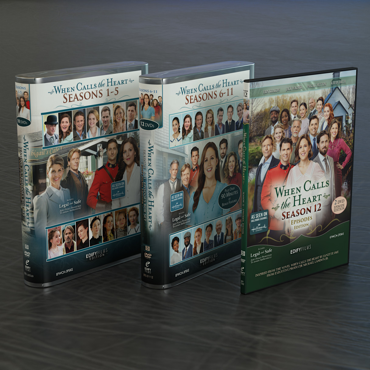 When Calls the Heart Season 1 to 12 Episode Bundle w/ 24 DVDs