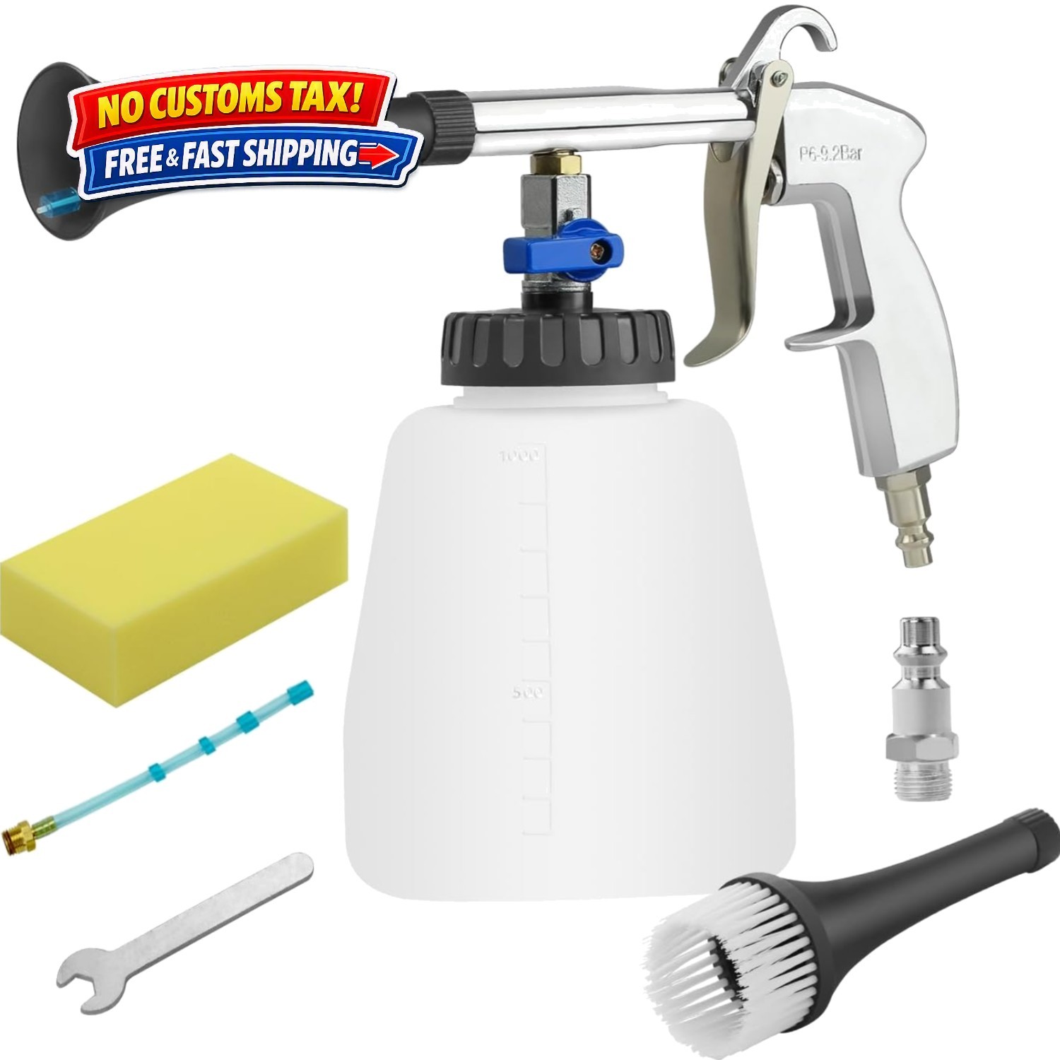 LAUCO Tornado High Pressure Air Gun Kit, Tornado Car Cleaning Gun, Tornado Air
