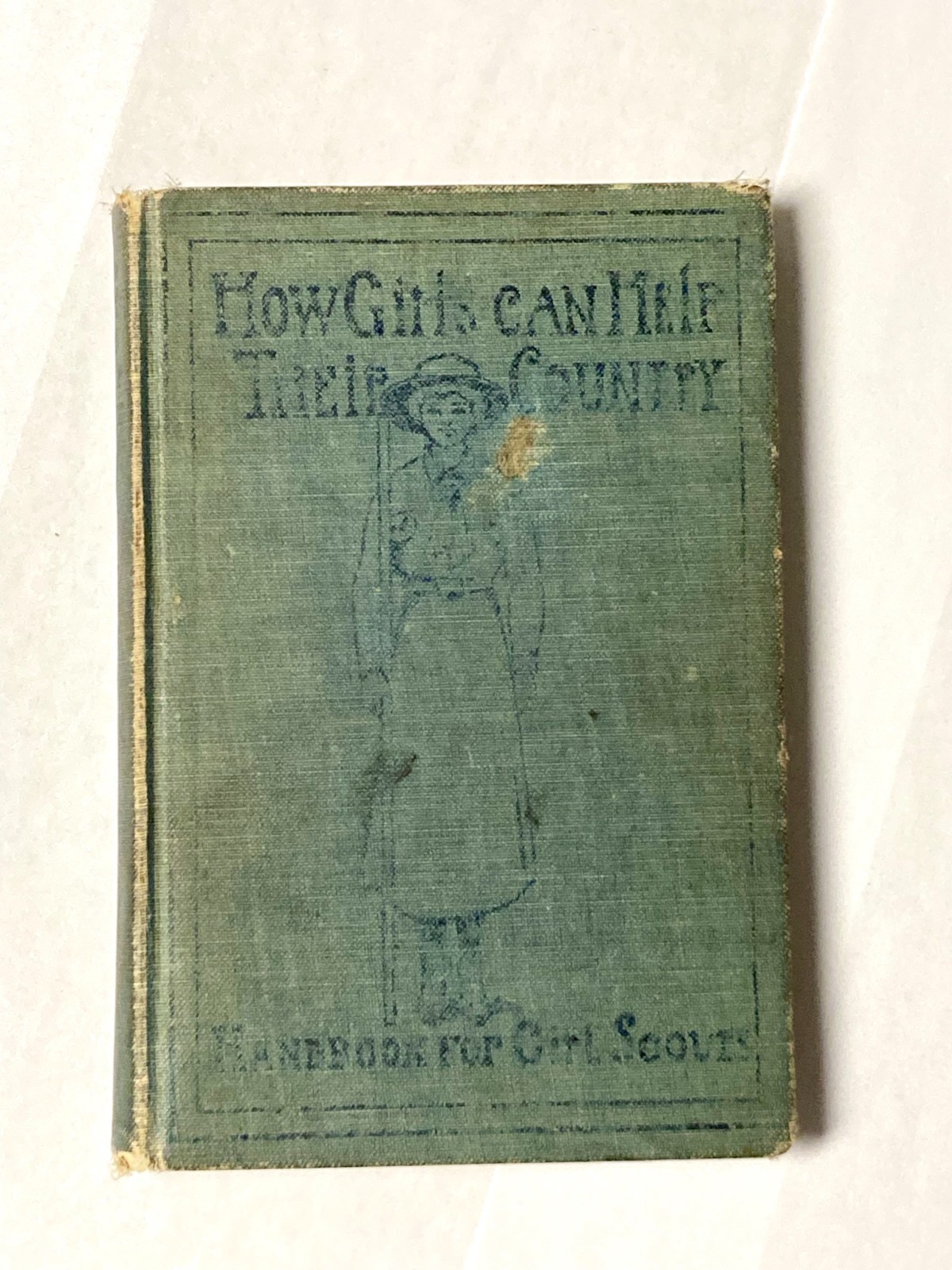 RARE Signed 1913 1st Edition Girl Scouts Handbook Juliette Gordon Low Inscribed