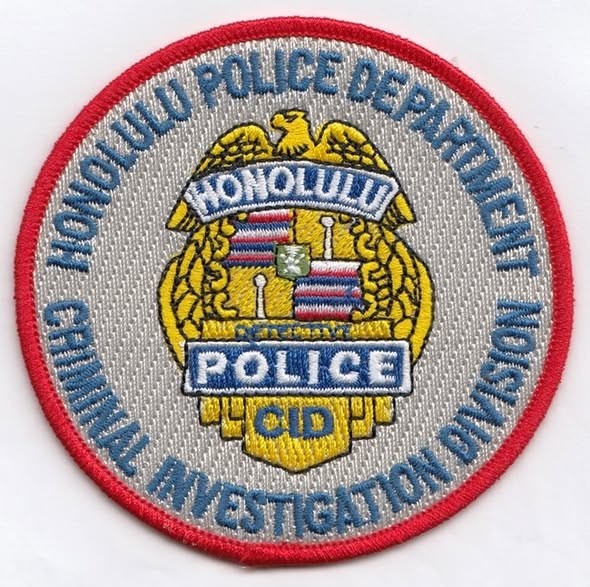 A808 DETECTIVE HONOLULU HPD POLICE HAWAII STATE SWAT SHERIFF PATCH FBI CID
