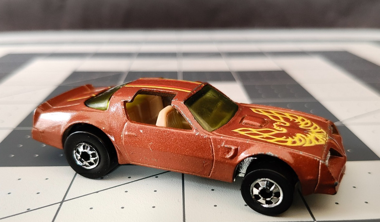 Vintage 1977 HOT BIRD BROWN Hot Wheels Pontiac Firebird Trans Am Blackwall HK
