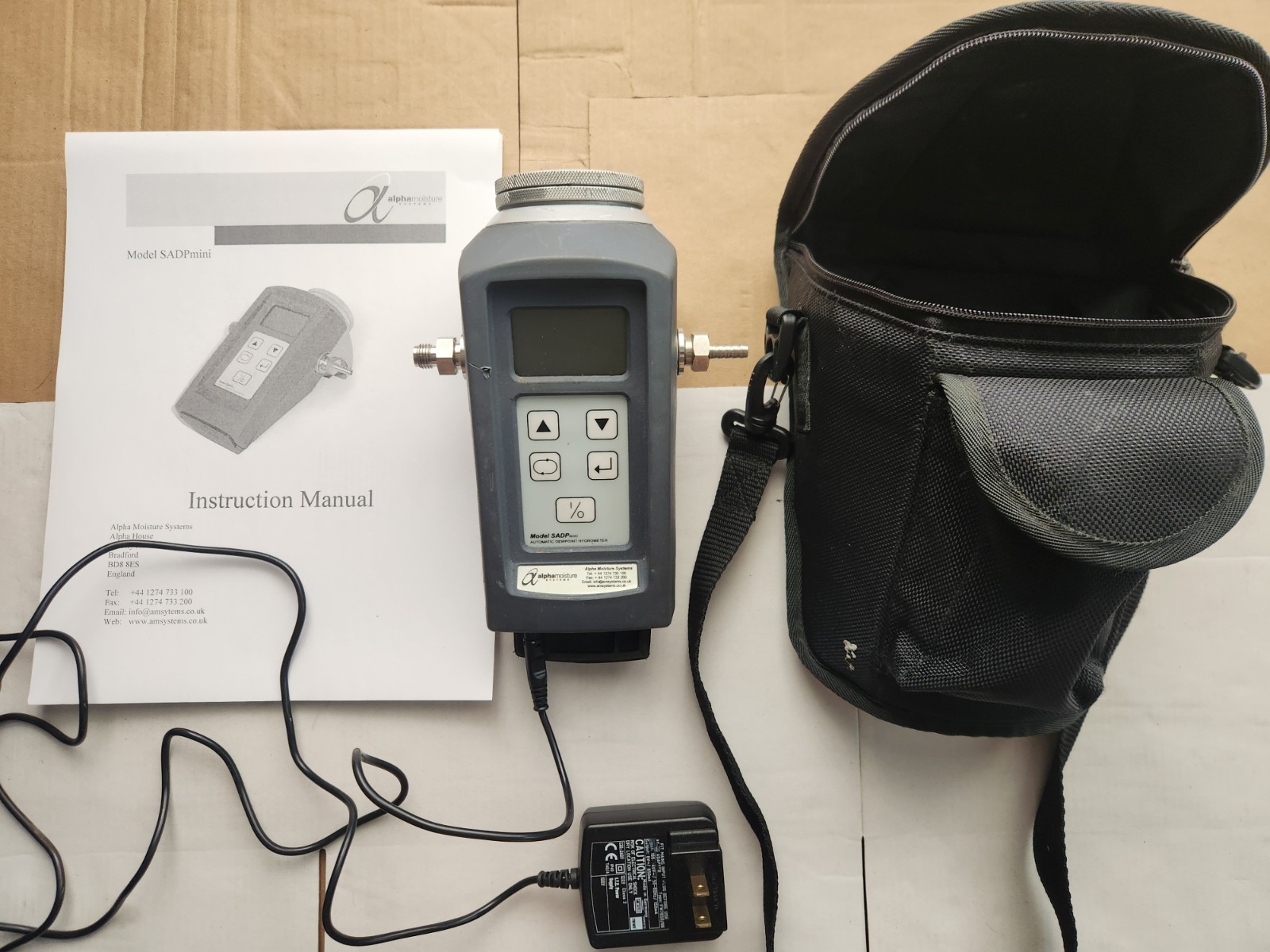 Alpha Moisture Systems SADPMini Portable Automatic Dew Point Hygrometer, tested