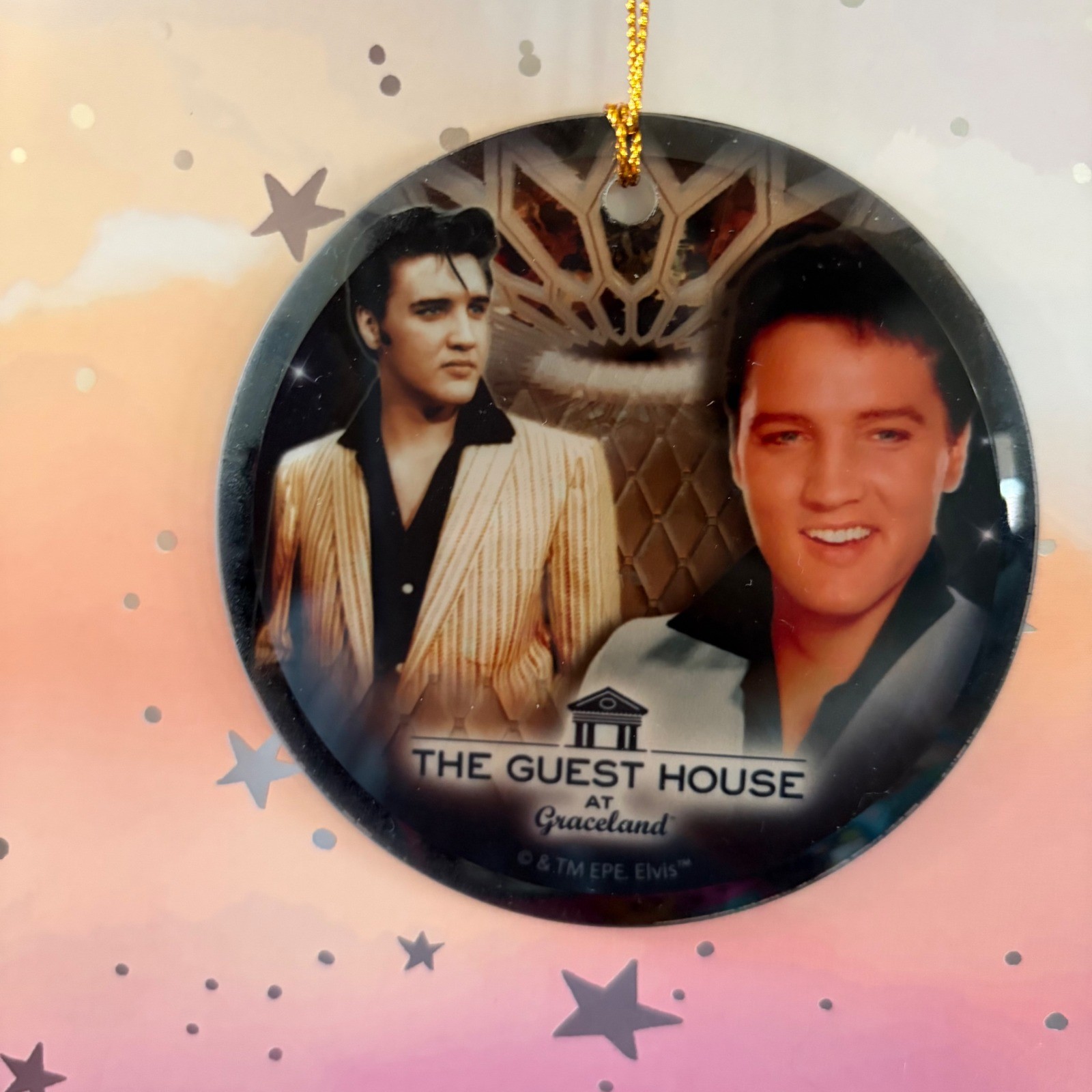 Elvis Presley The Guest House at Graceland Acrylic Christmas Ornament Official