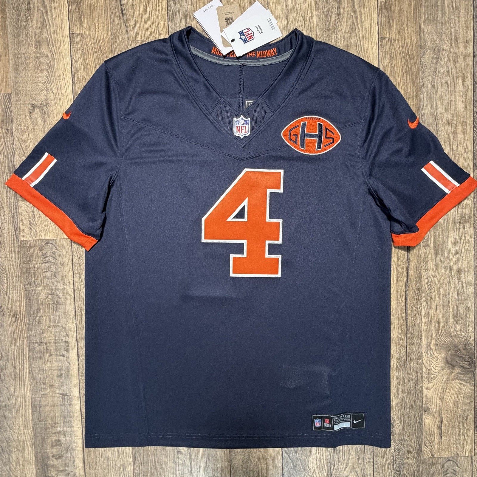 D’Andre Swift Chicago Bears Nike 2026 Rivalries Stitched Limited Jersey Men L D’Andre Swift Chicago Bears Nike 2026 Rivalries Stitched Limited Jersey Men L