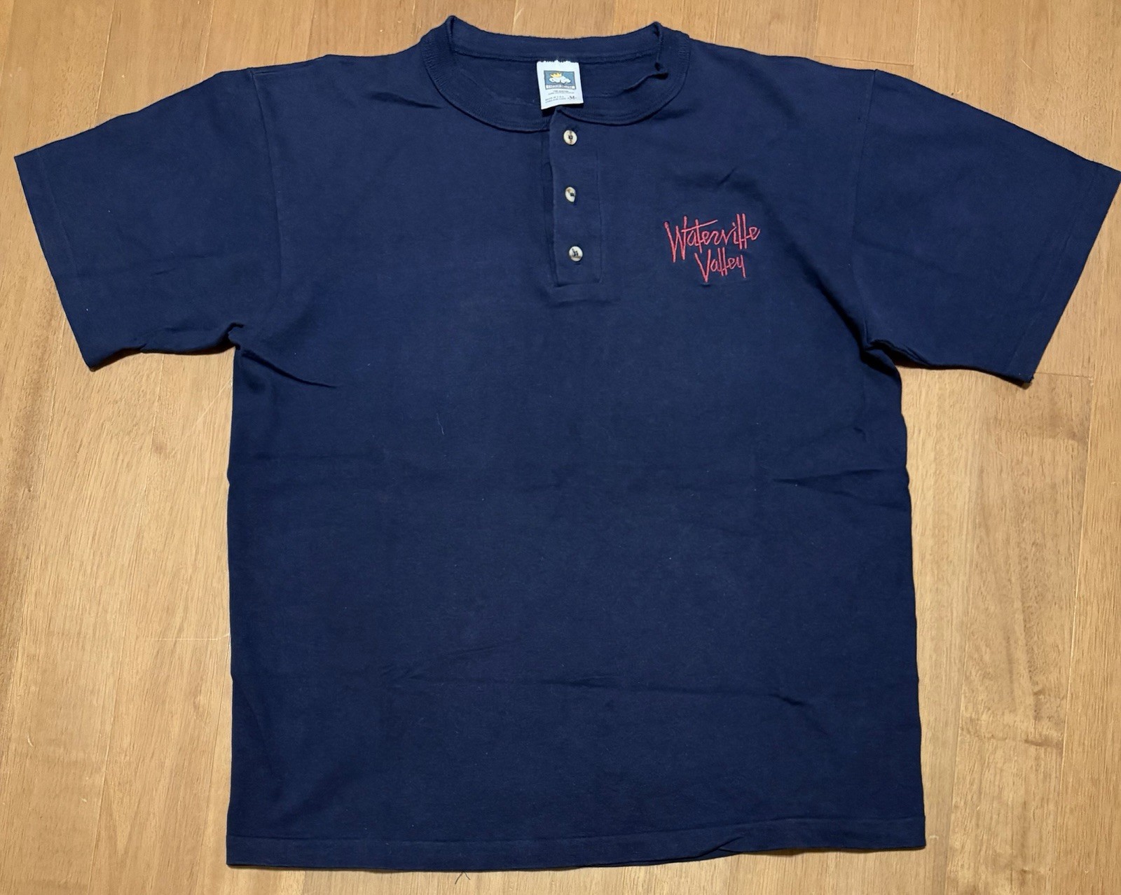 Vintage Waterville Valley Ski Henley Medium Made In USA NH Plymouth State VTG Vintage Waterville Valley Ski Henley Medium Made In USA NH Plymouth State VTG