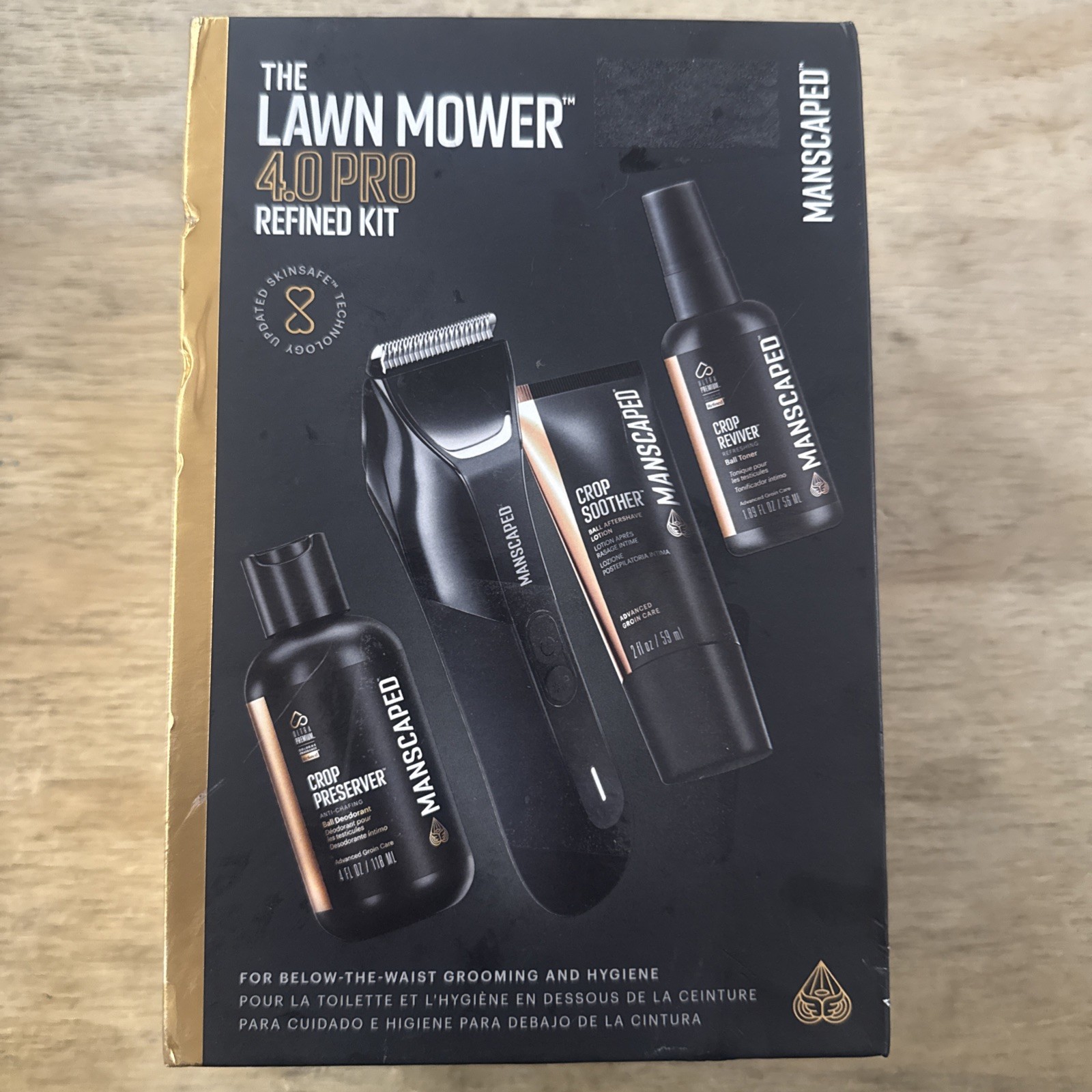 Manscaped Lawn Mower 4.0 Pro Refined Kit Groin And Body Hair Trimmer NEW