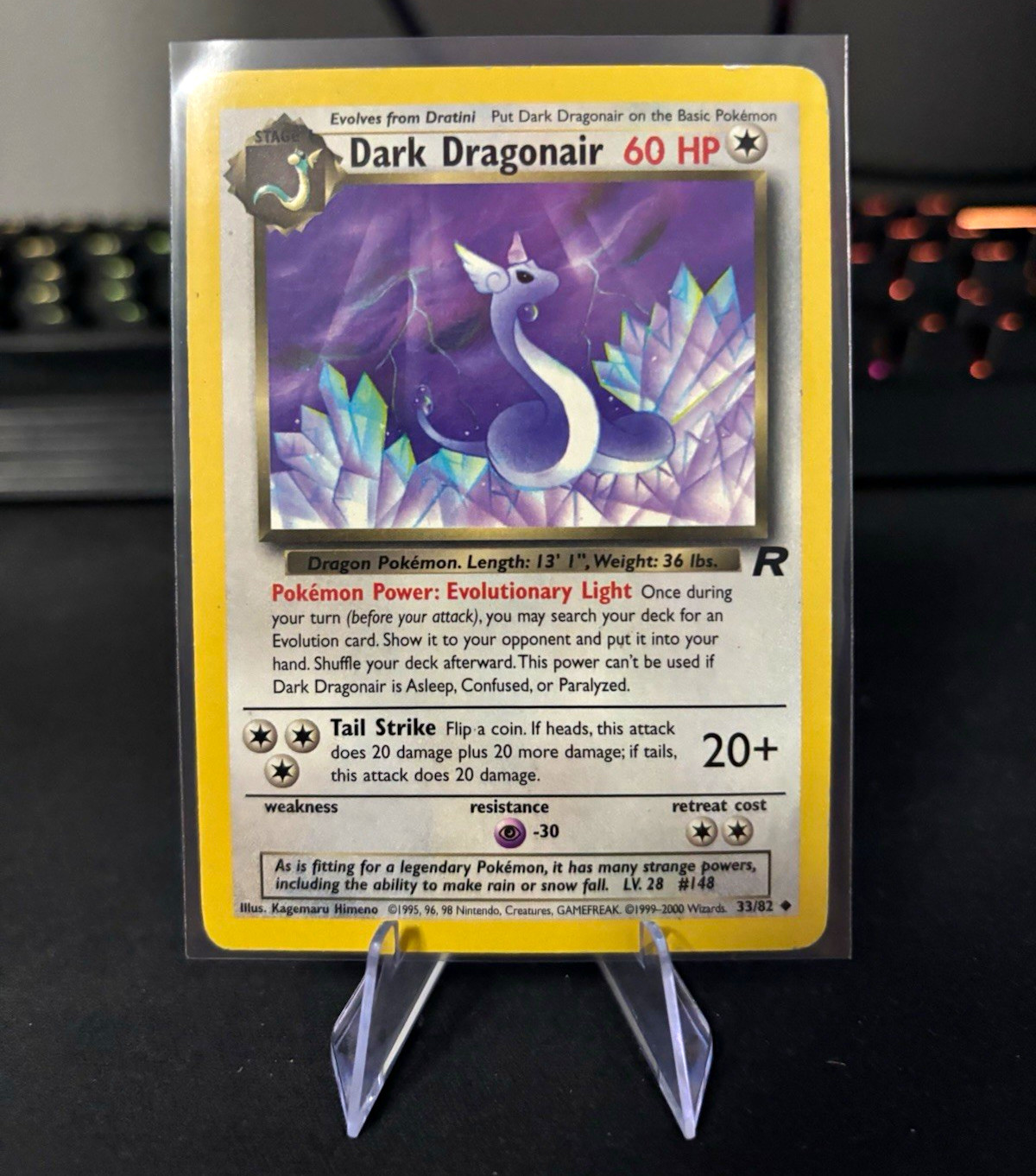 WOTC Team Rocket Dark Dragonair 33/82 English Unlimited Regular Uncommon