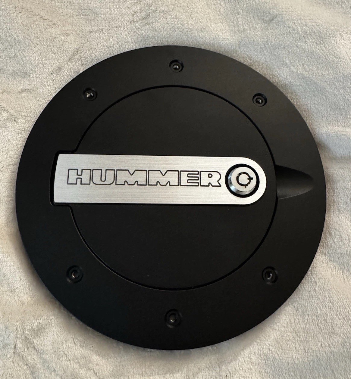 DefenderWorx Hummer H2 Fuel Door H2PPT08060 Black Two-Tone Lockable DefenderWorx Hummer H2 Fuel Door H2PPT08060 Black Two-Tone Lockable