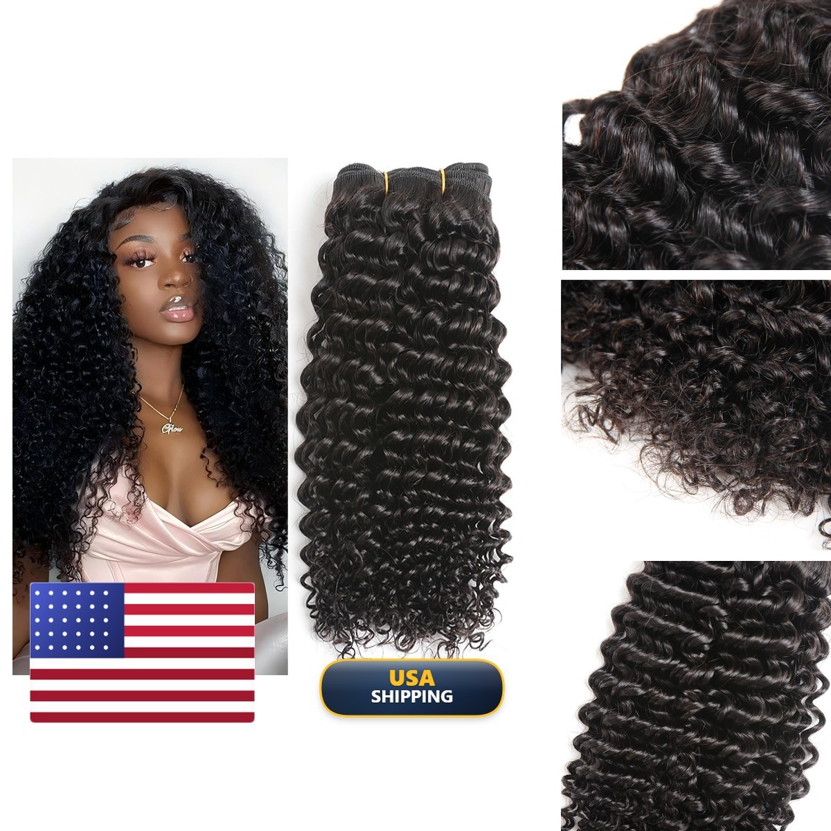 Luxnovolex 10in Kinky Curly Human Hair Bundles 12A Brazilian Jerry Curly Weave Luxnovolex 10in Kinky Curly Human Hair Bundles 12A Brazilian Jerry Curly Weave