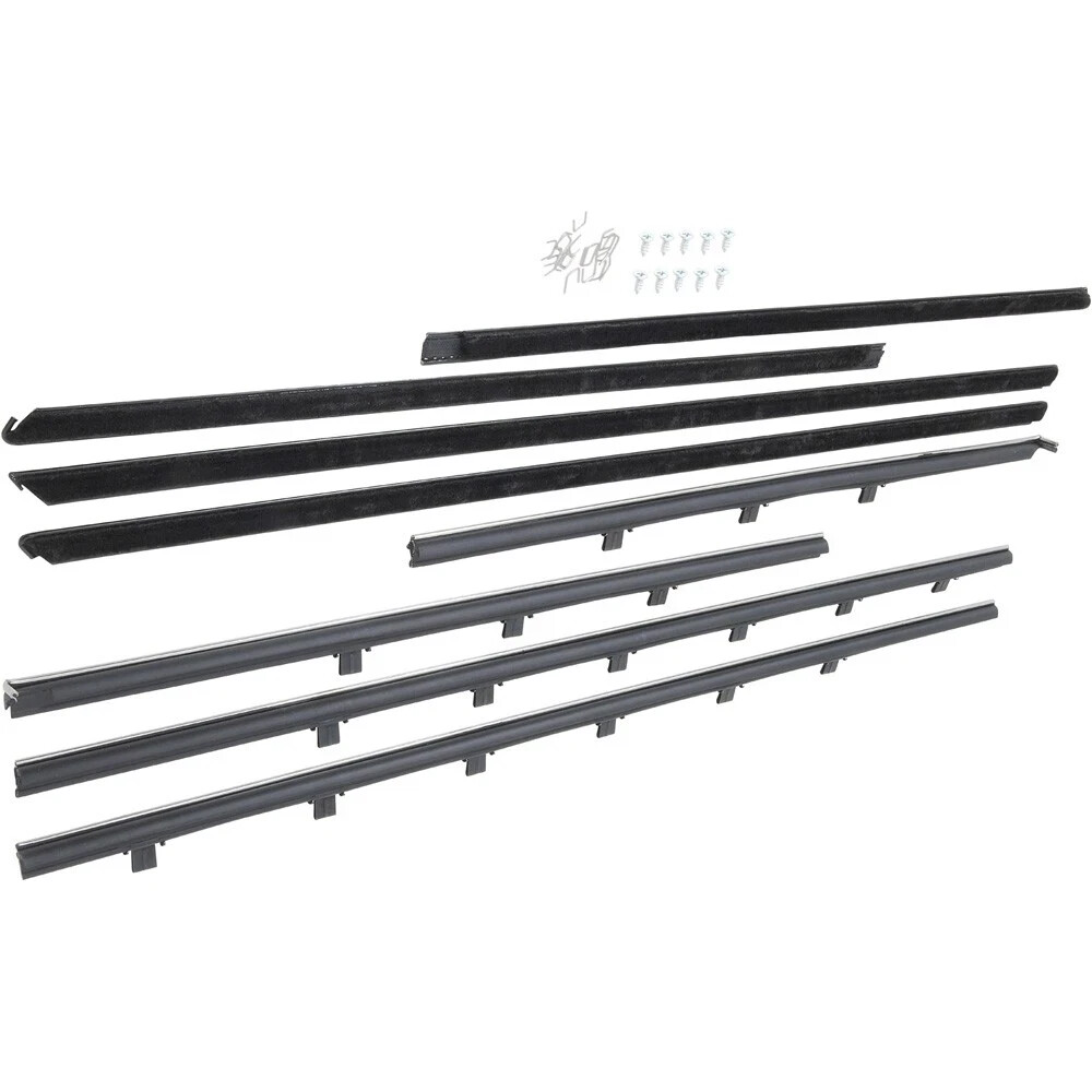 1961-64 Chevy Bel Air; Inner and Outer Windowfelt Set; 4 Door Sedan