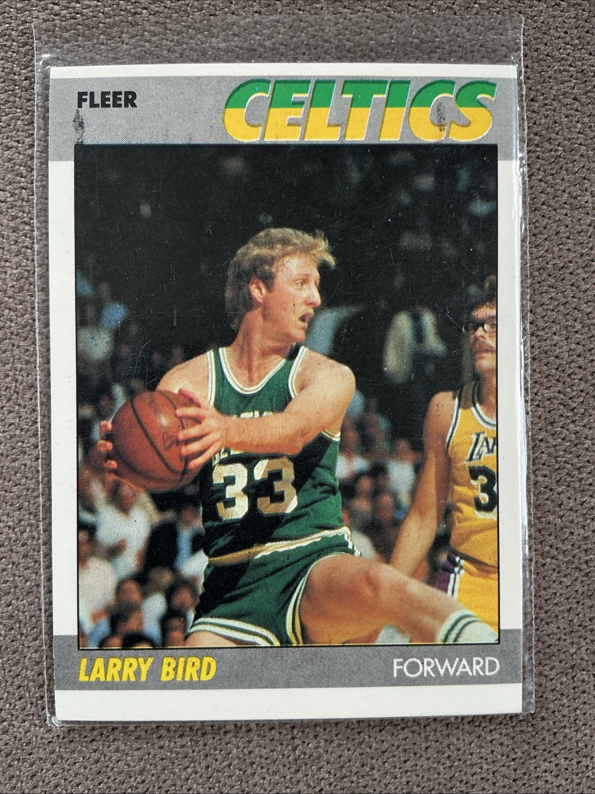 1987-88 Fleer Set-Break #11 Larry Bird 1987-88 Fleer Set-Break #11 Larry Bird
