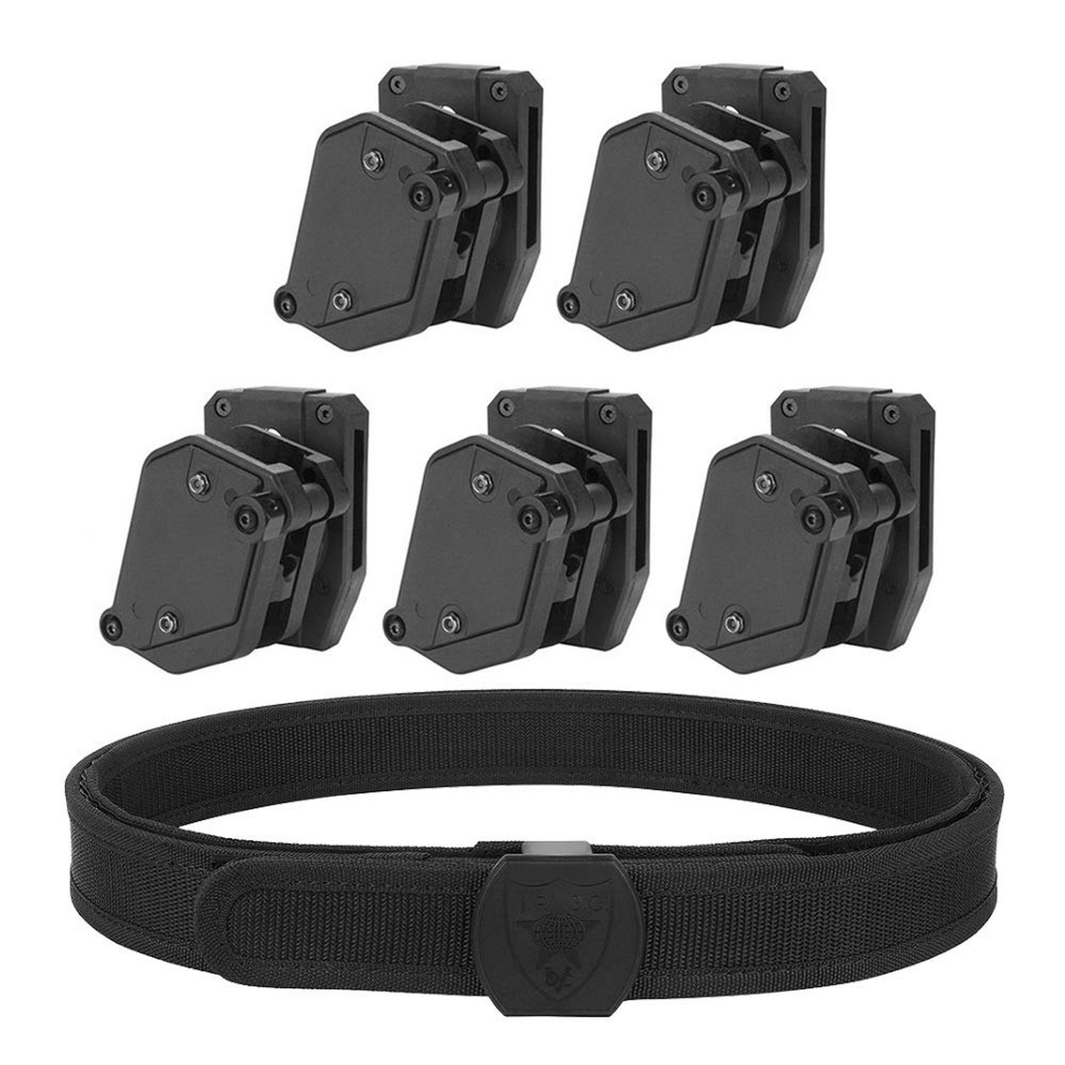 KRYDEX IPSC USPSA IDPA 3-Gun Competition Belt & 5 pcs Speed Pistol Mag Pouches KRYDEX IPSC USPSA IDPA 3-Gun Competition Belt & 5 pcs Speed Pistol Mag Pouches