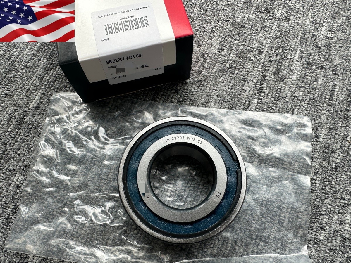 For McGill SB22207W33SS Spherical Roller Bearing Straight Bore Double Sealed