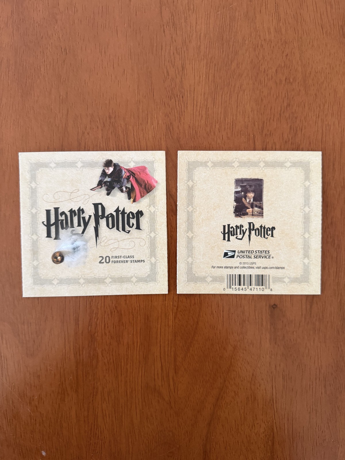 Harry Potter USPS 2013 Forever Stamps – 2 x 20-Stamp Booklets – Mint Condition
