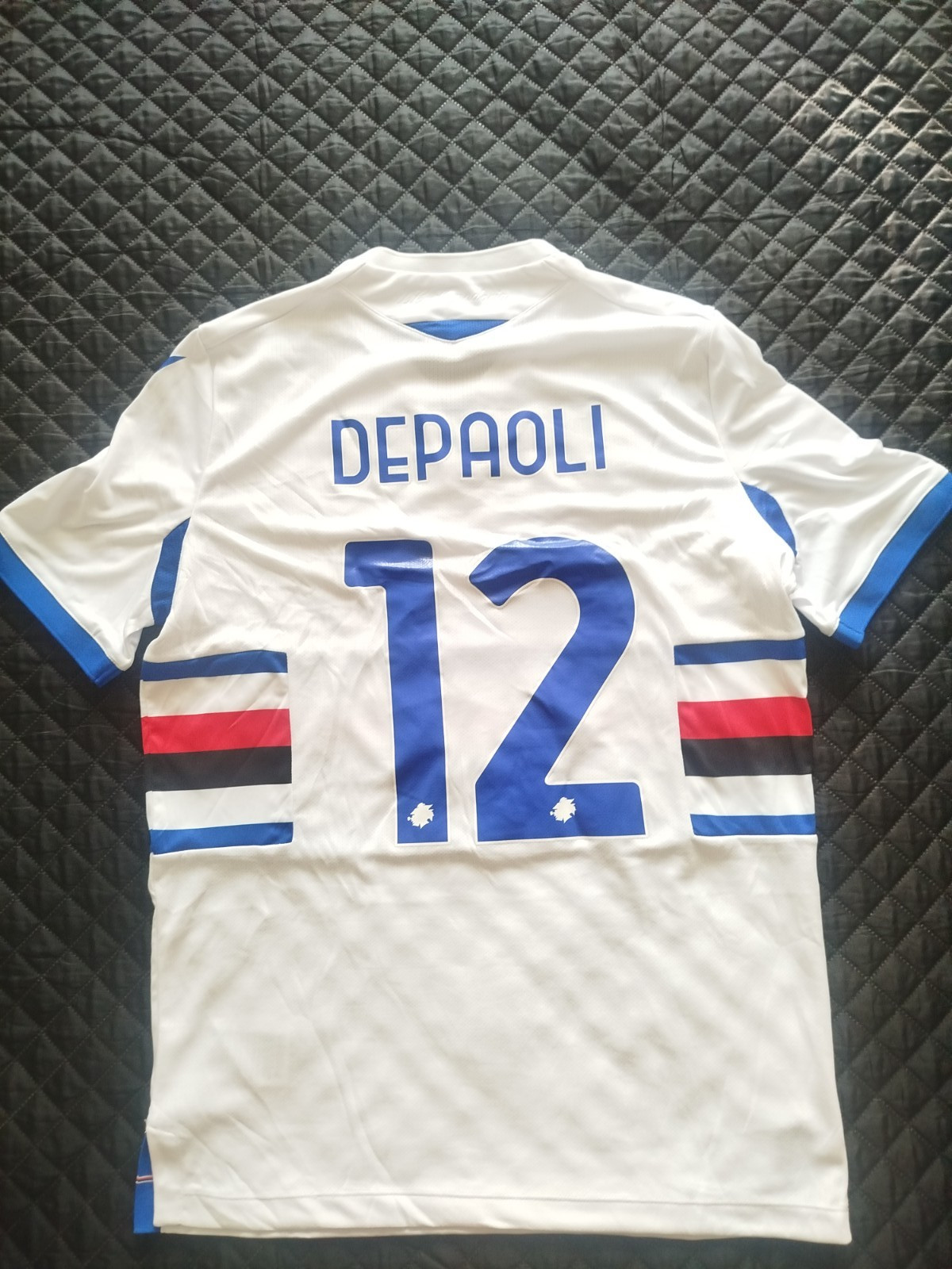 Sampdoria 2020/21 Away Macron #12 Depaoli Football Soccer Jersey Shirt XL