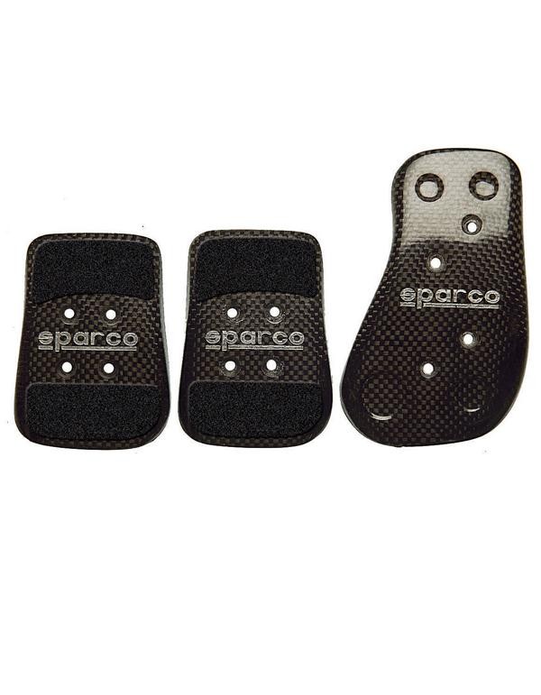 Sparco Carbon Fiber Pedal Kit Part 03783L for Automotive Performance