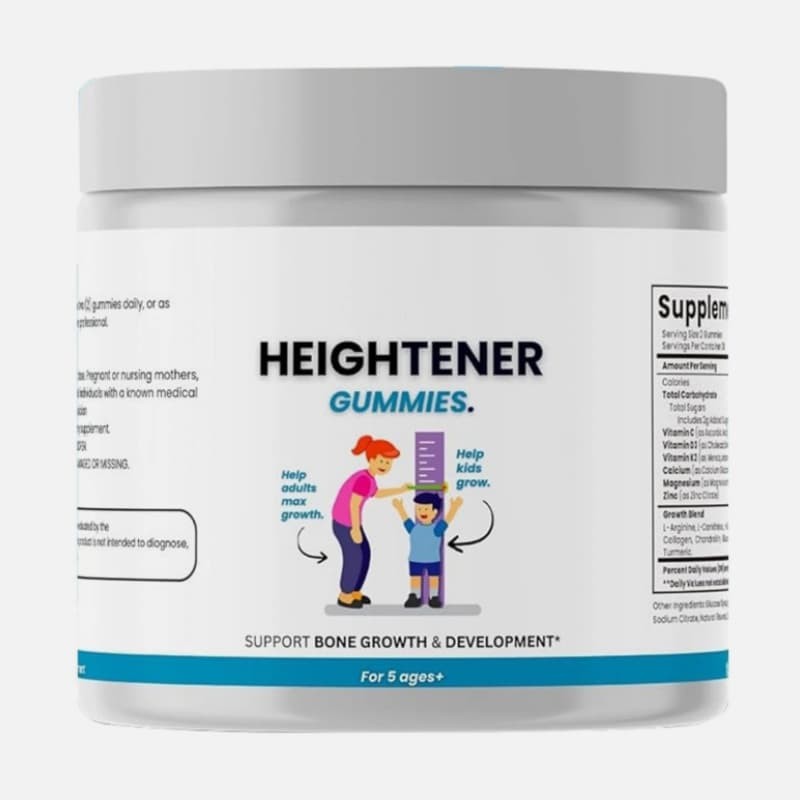 - Natural Height Growth Supplement For Kids, Teens And Adults Heightener Gummies
