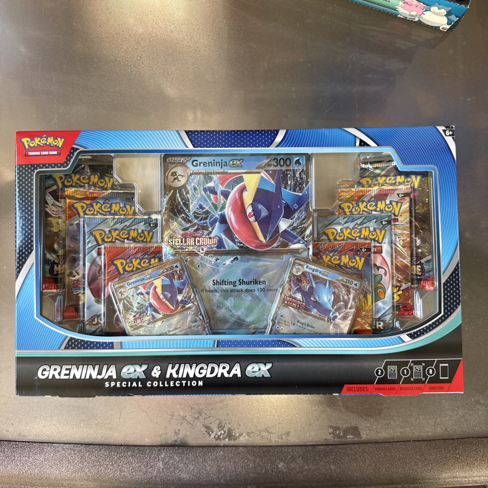 Pokemon Greninja EX and Kingdra EX Special Collection Box – Sealed – Brand New