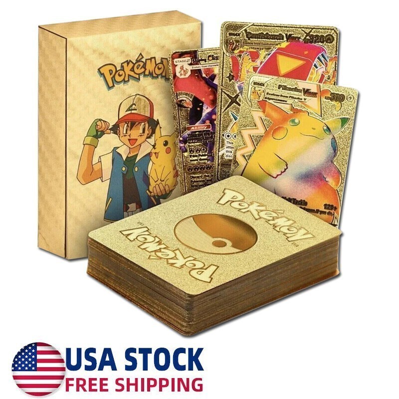 55Pcs New Multi Color Pokemon TCG Foil Cards Charizard GX Vmax Holo Cards Gifts 55Pcs New Multi Color Pokemon TCG Foil Cards Charizard GX Vmax Holo Cards Gifts
