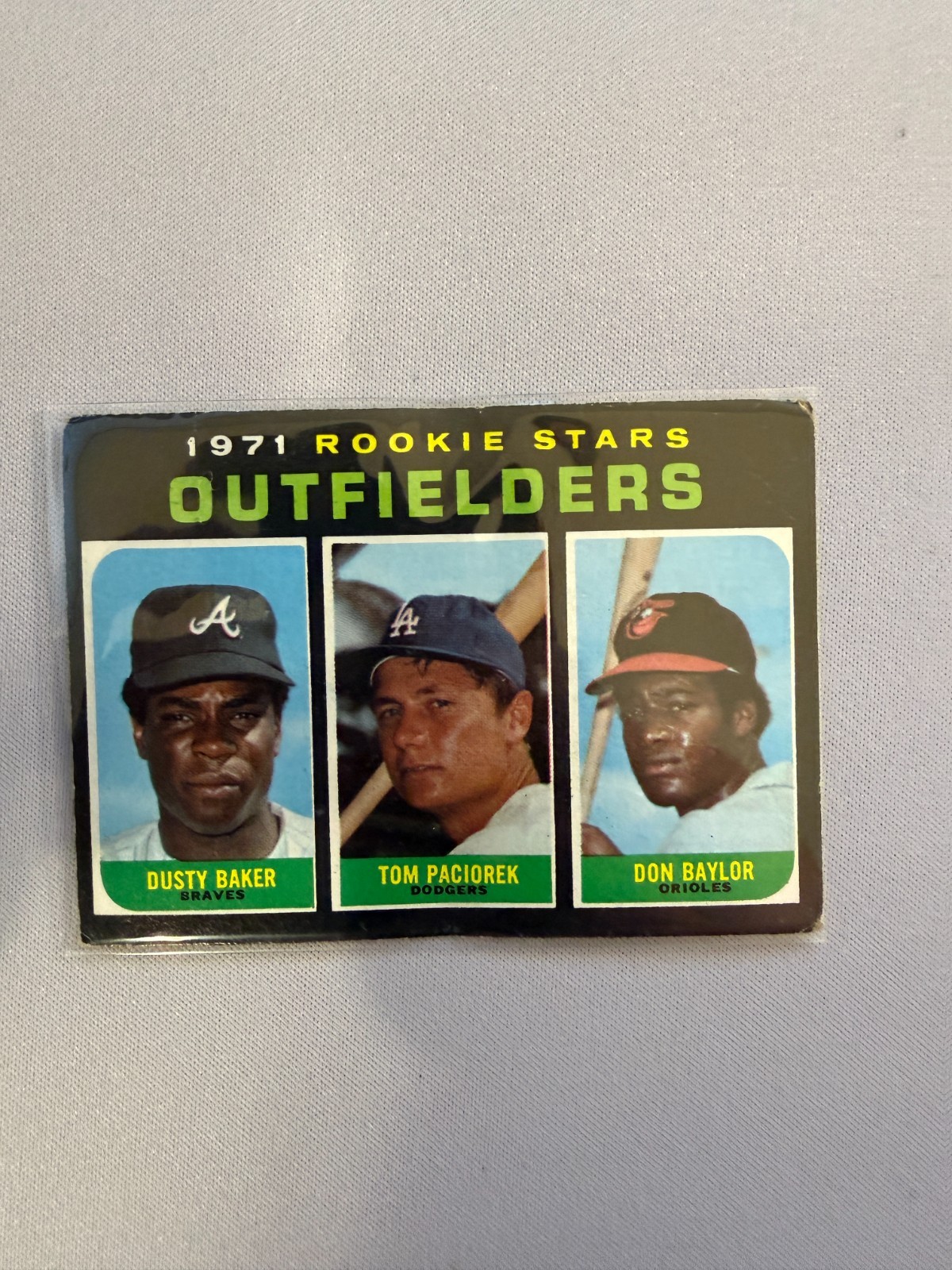 1971 Topps #709 Rookie Stars Dusty Baker Don Baylor RC High Number VG Paciorek