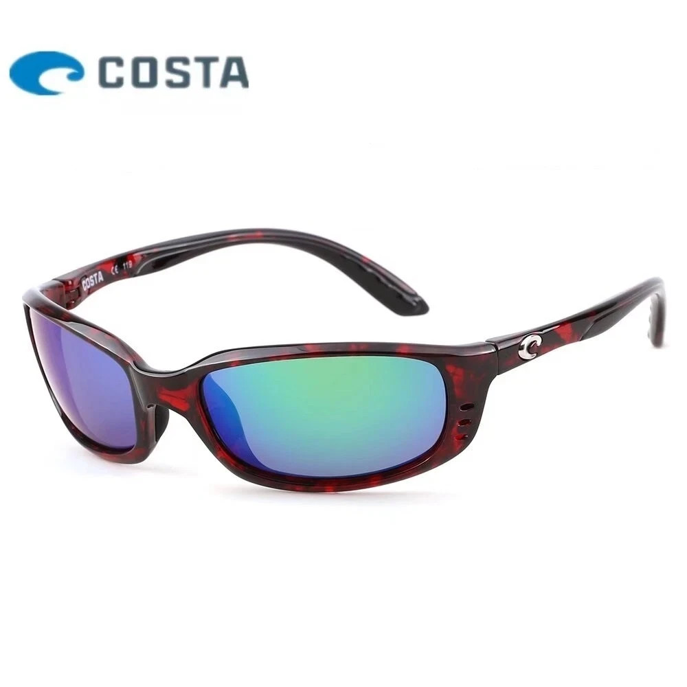 New In Box Costa Brine 580p Polarized Sunglasses (Tortoise Shell/Green)