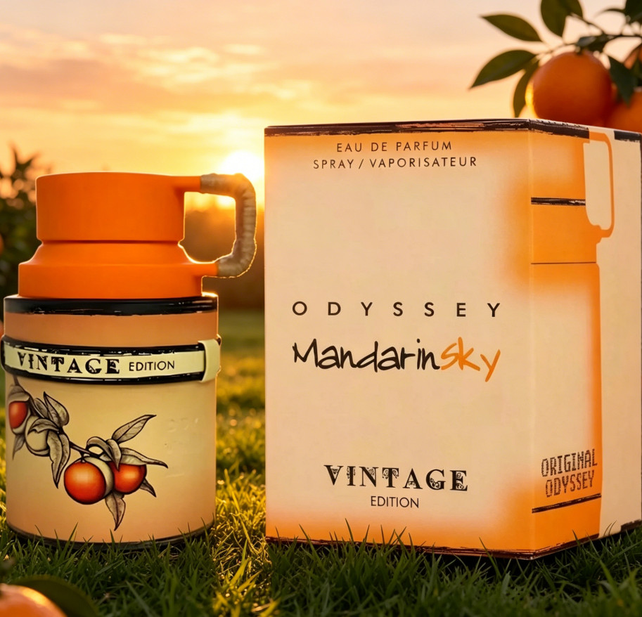 Odyssey Mandarin Sky Vintage Edition Citrus Vanilla, Neutral Fragrance