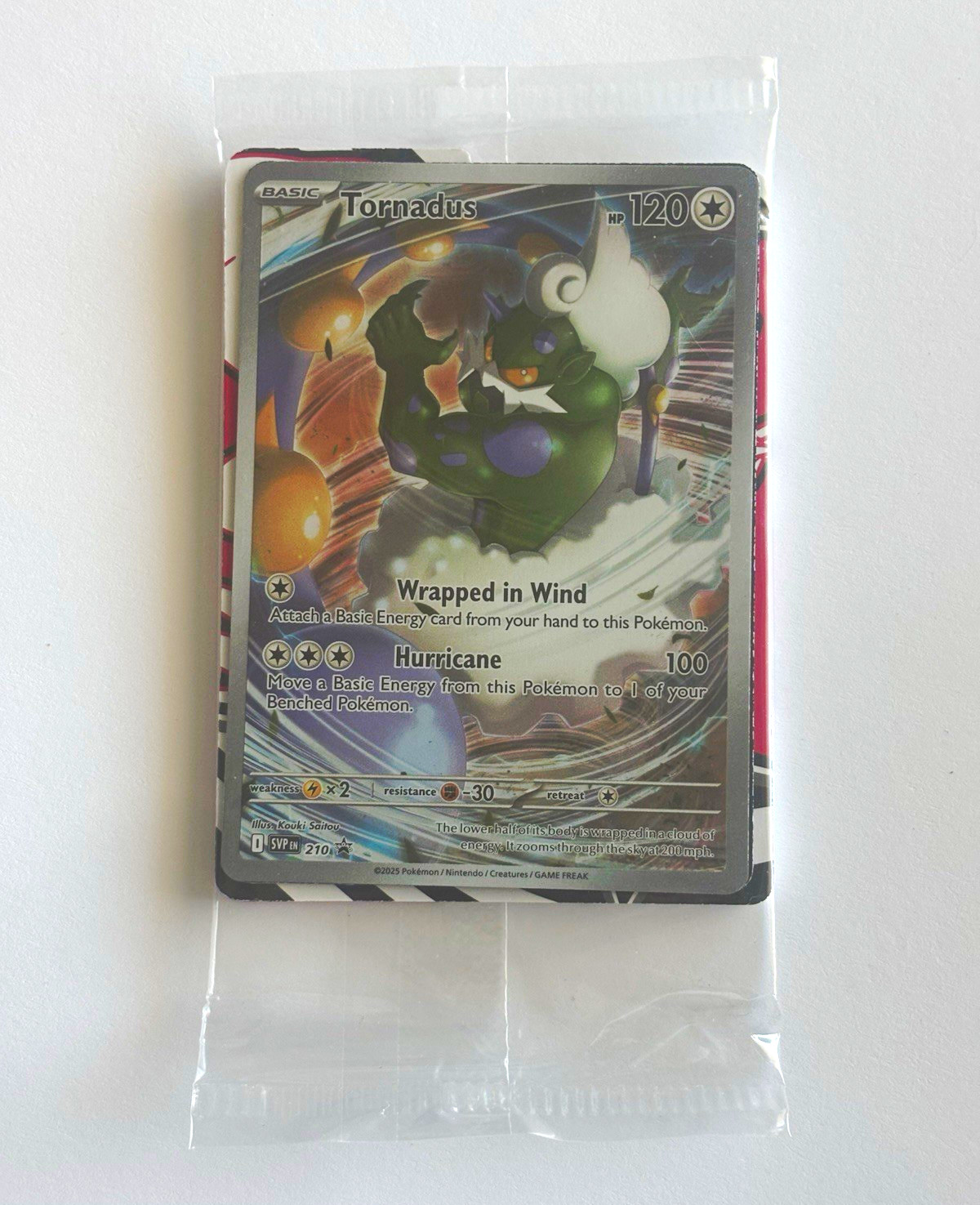 Tornadus 210 SVP Black Star Promos Promo Holo Basic 120 HP EN Pokemon TCG Tornadus 210 SVP Black Star Promos Promo Holo Basic 120 HP EN Pokemon TCG
